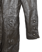 One Step Brown Sheep Leather Women's Coat - Funkify