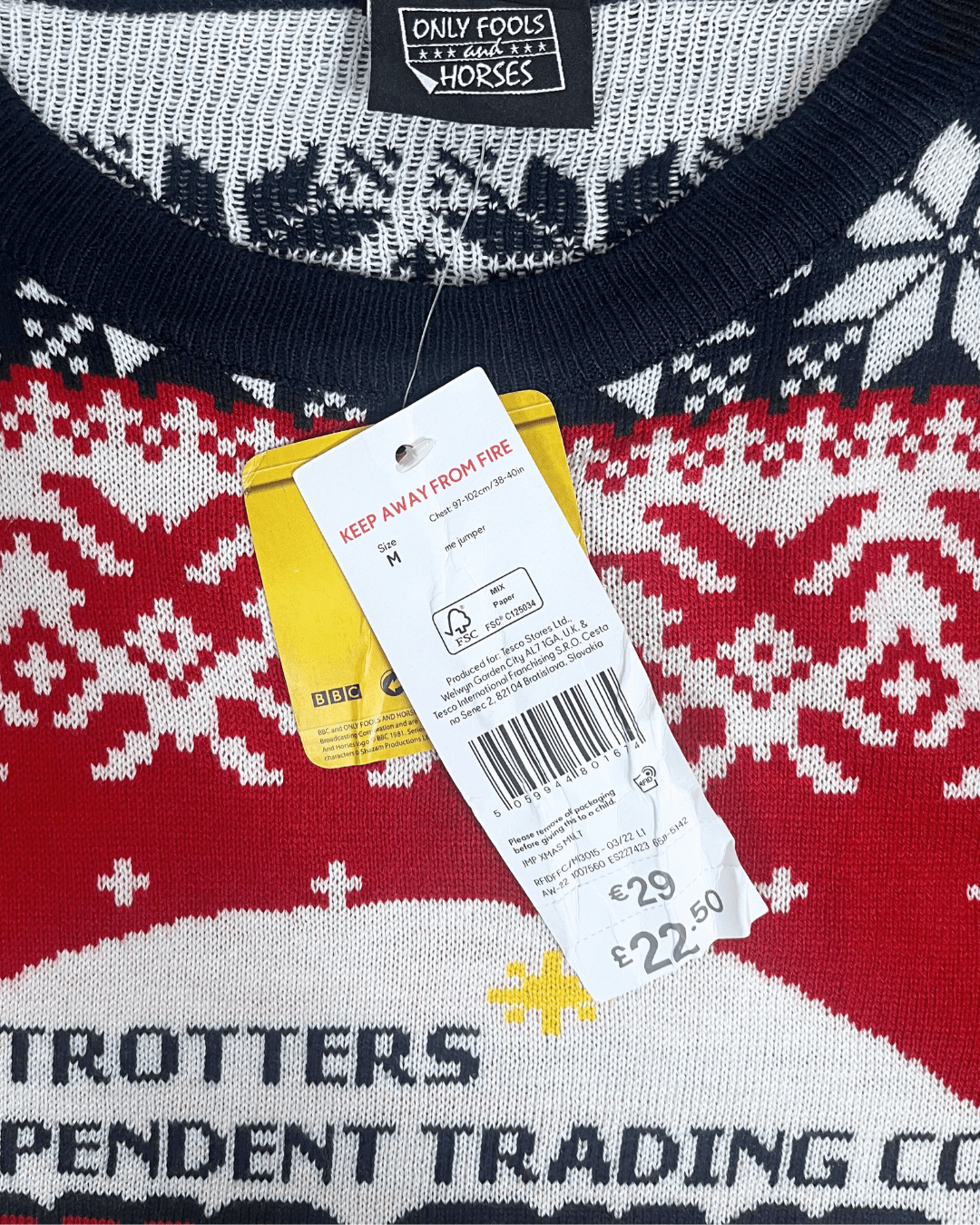 Only Fools & Horses Christmas Sweater Medium - Funkify