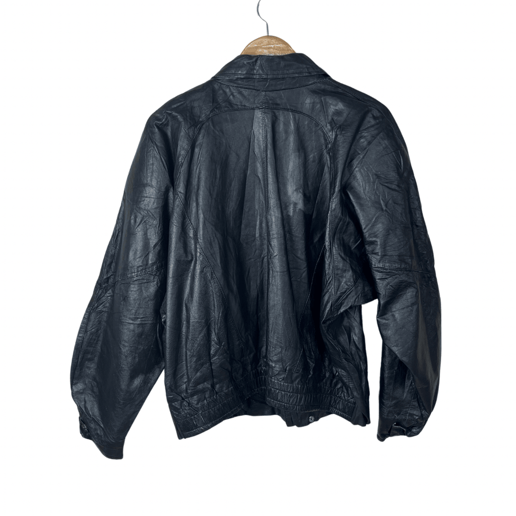 Otero Genuine Leather Jacket Large - Funkify