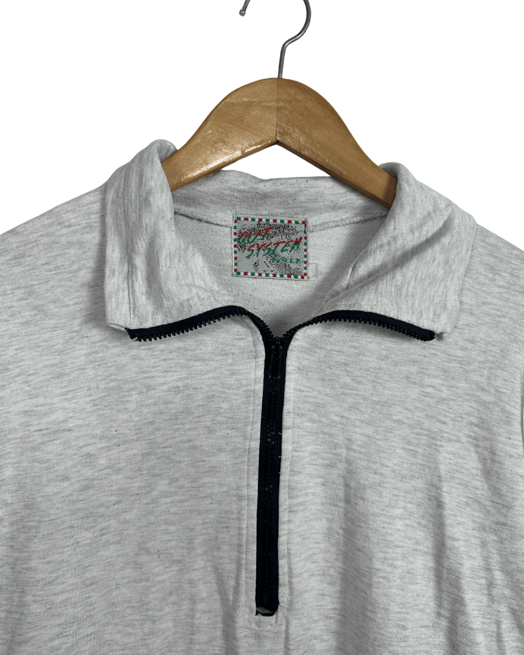 Out System Half - Zip Sweatshirt Large - Funkify
