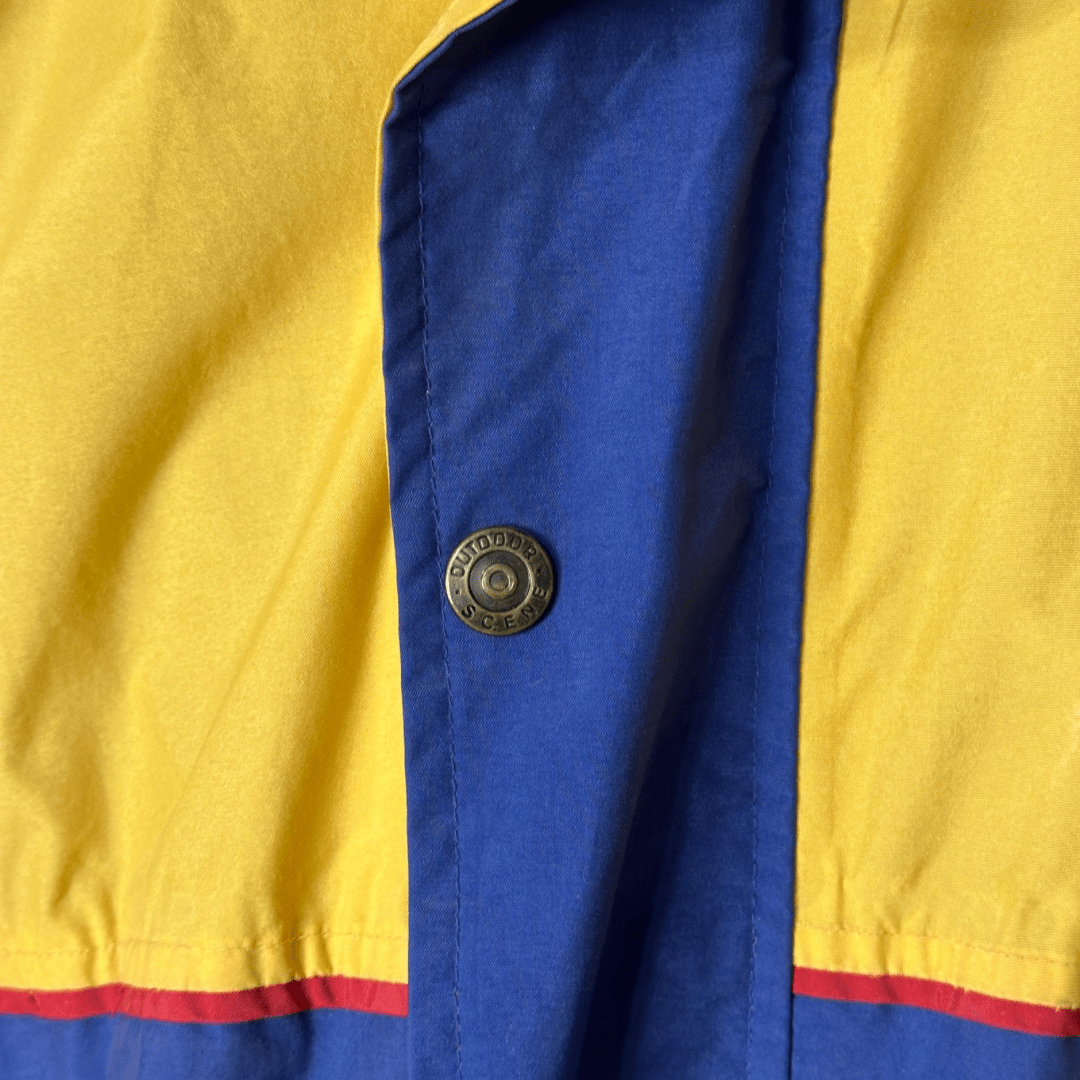Outdoor Scene Rain Jacket with Foldable Hood 2XL - Funkify