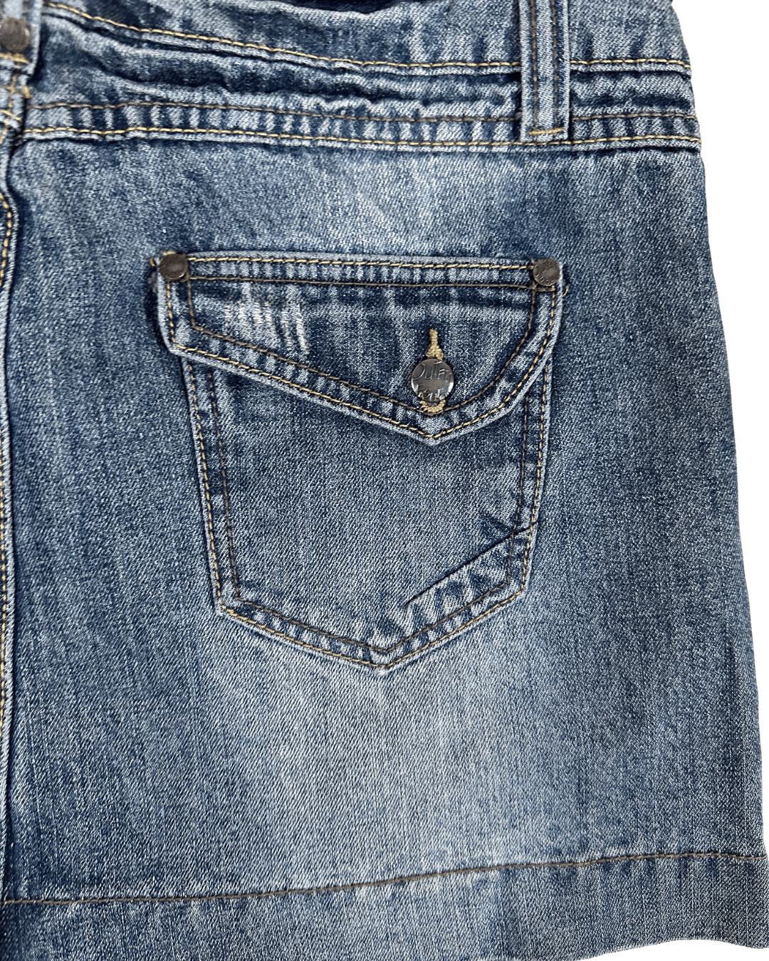 Outfit Fashion Denim Mini Skirt - Funkify