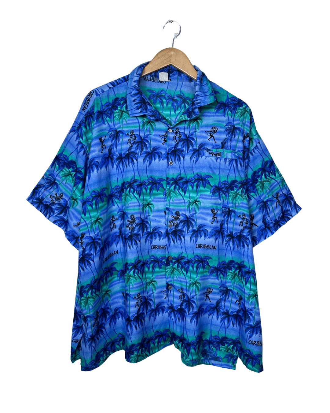 Palm Tree Pattern Hawaiian Shirt 4XL - Funkify