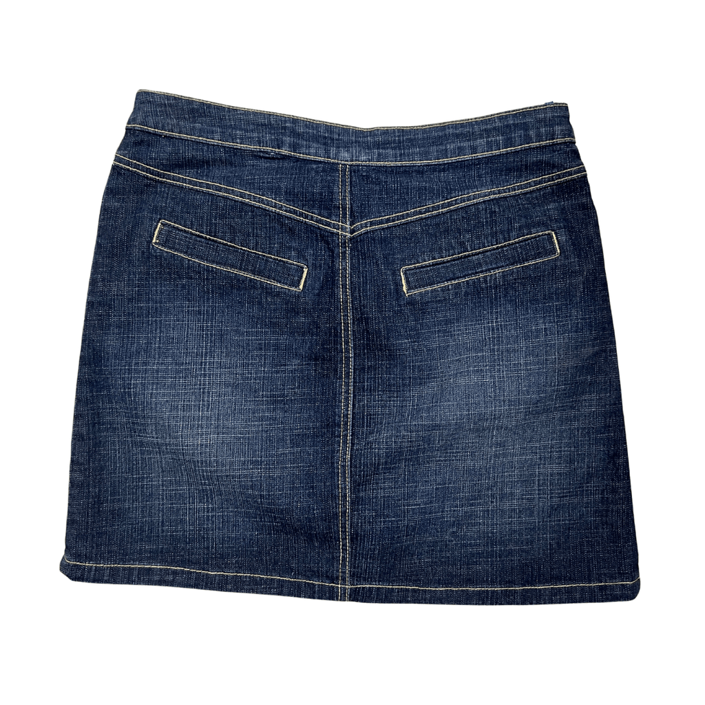 Papaya Denim Mini Skirt - Funkify