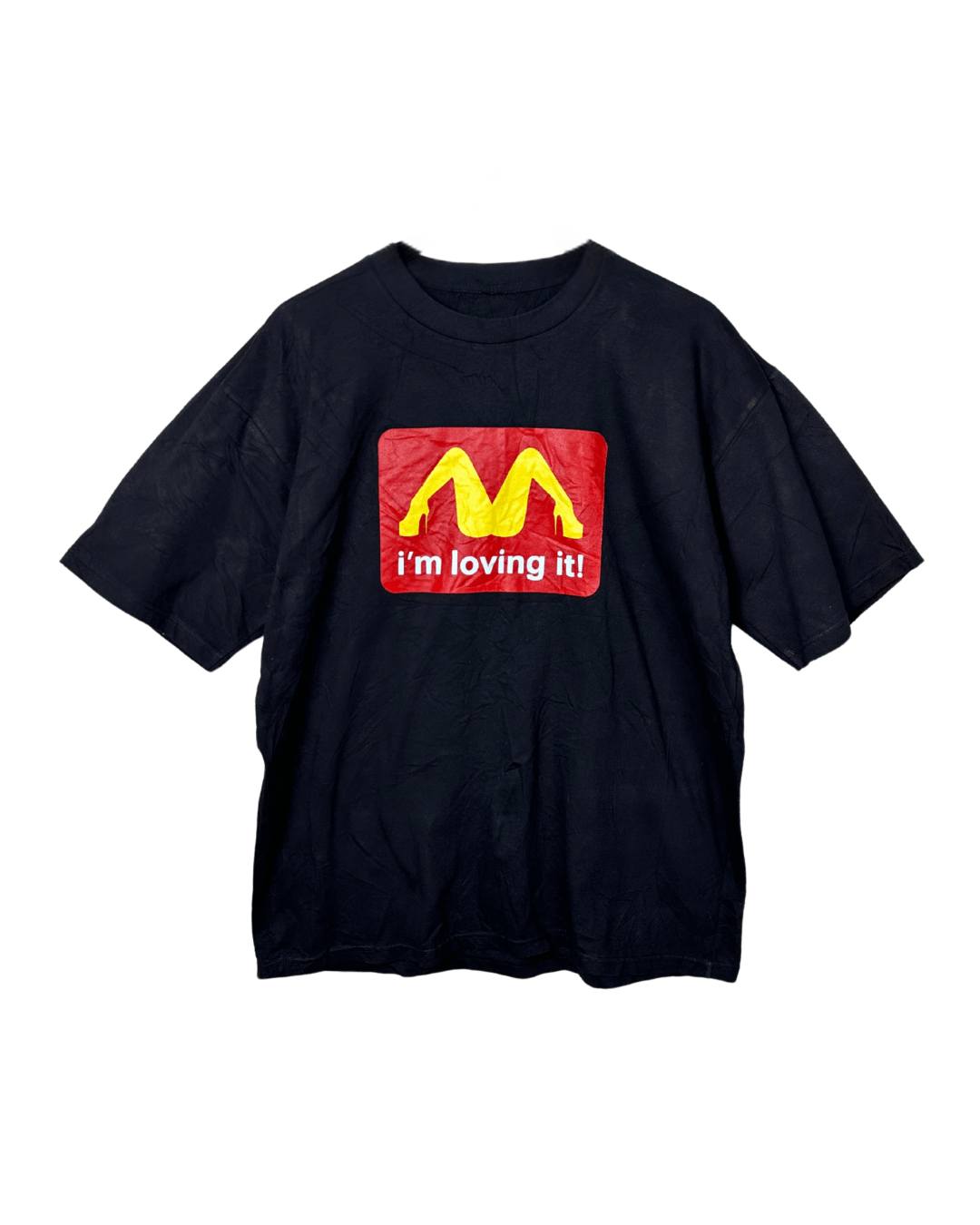 Parody “I’m Loving It” Black Tee XL - Funkify