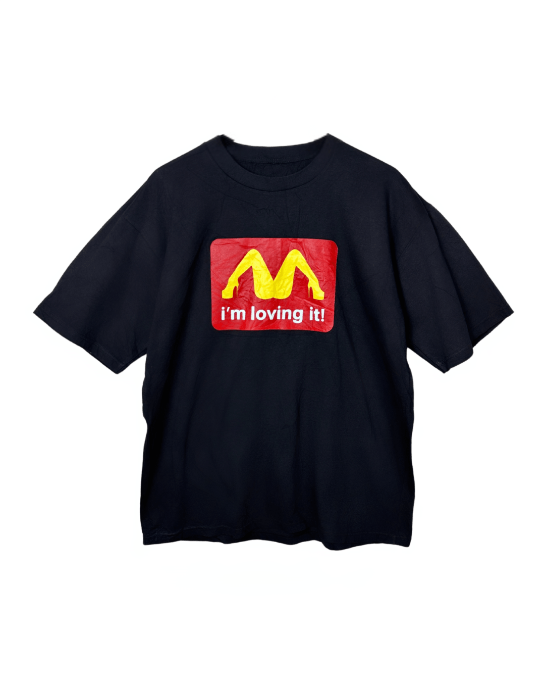 Parody “I’m Loving It” Black Tee XL - Funkify