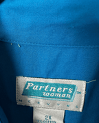 Partners Button Up Women's Shirt - 2XL - Funkify