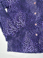 Passager Leopard Print Semi - Sheer Fitted Shirt - Funkify