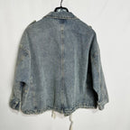 Patched Women's Denim Jacket - Funkify