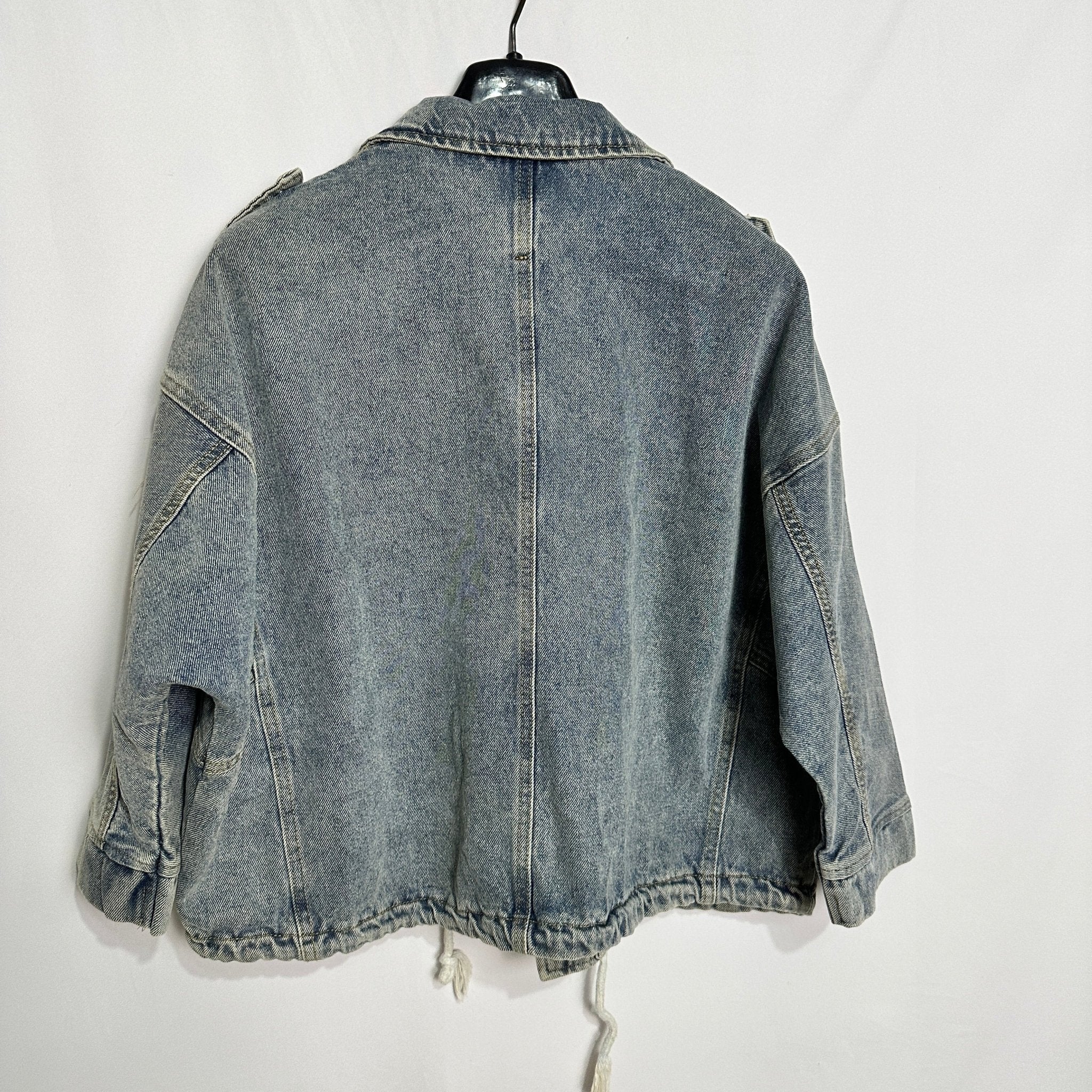 Patched Women's Denim Jacket - Funkify