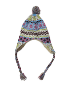 Patterned Earflap Beanie - Funkify