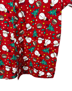 Peacocks Christmas Pattern Shirt - Large Regular Fit - Funkify