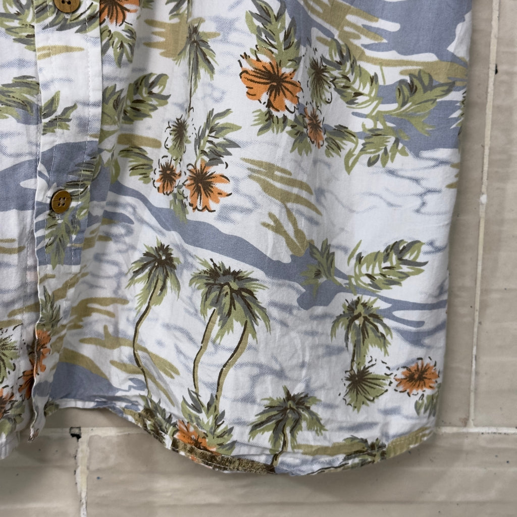 Peacocks Hawaiian Shirt Regular Fit XL - Funkify