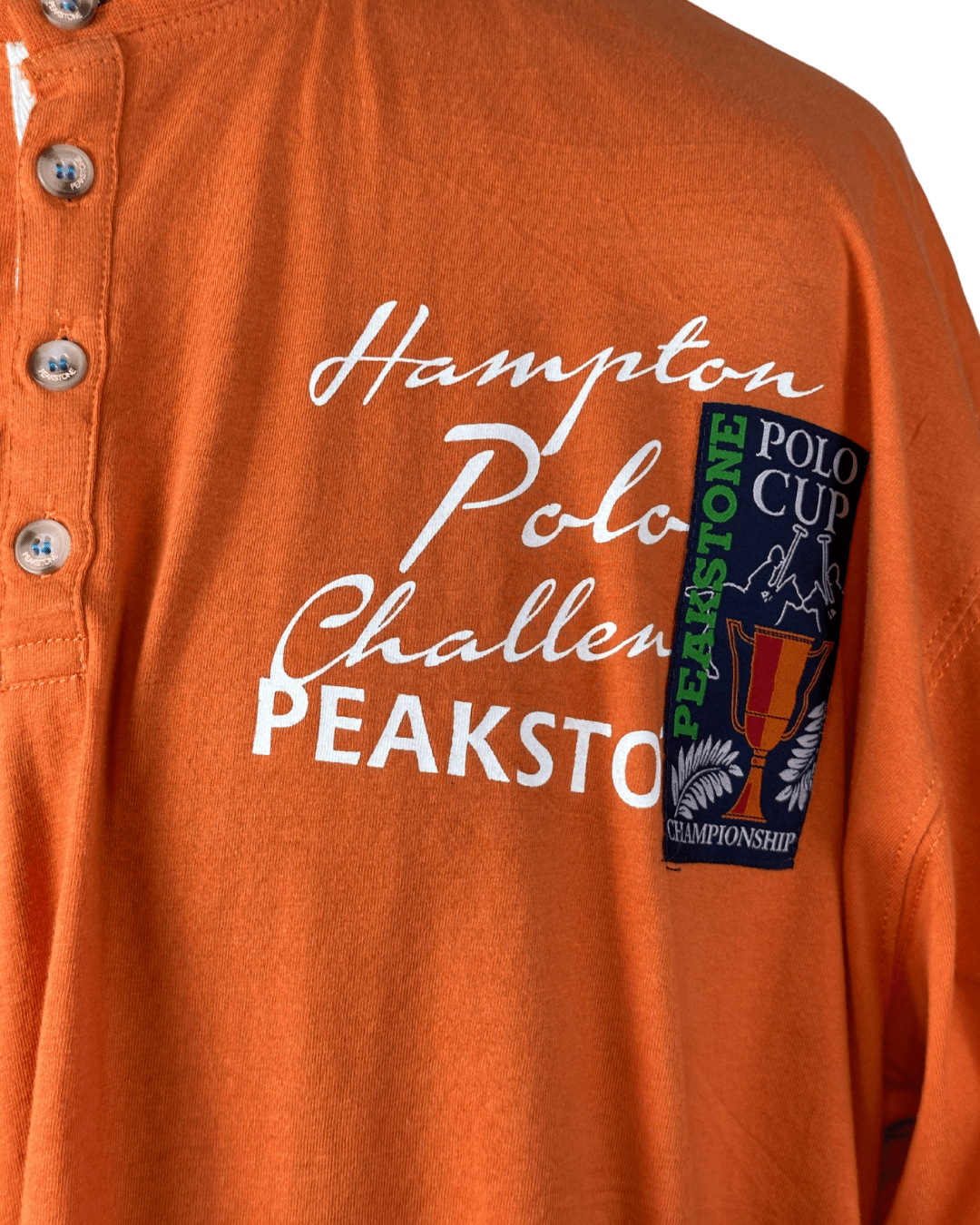 Peakstone American Beach Polo Tour Henley - Funkify