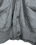 Pedro Del Hierro Gray Silk Blend Cardigan - Large - Funkify