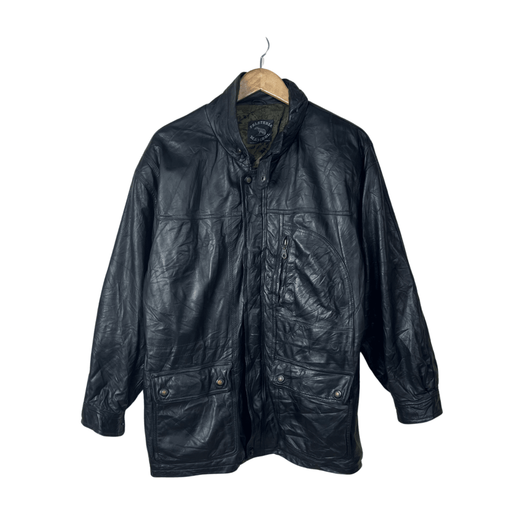 Peleteria Genuine Leather Jacket Large - Funkify