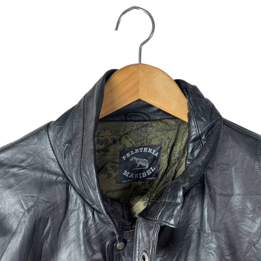 Peleteria Genuine Leather Jacket Large - Funkify
