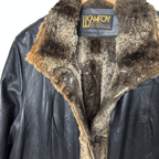 Pelleteria Lluís Campoy Fur - lined Leather Coat XL - Funkify