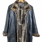 Pelleteria Lluís Campoy Fur - lined Leather Coat XL - Funkify