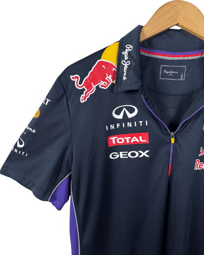 Pepe Jeans x Redbull Racing Quarter - Zip Polo Shirt Large - Funkify