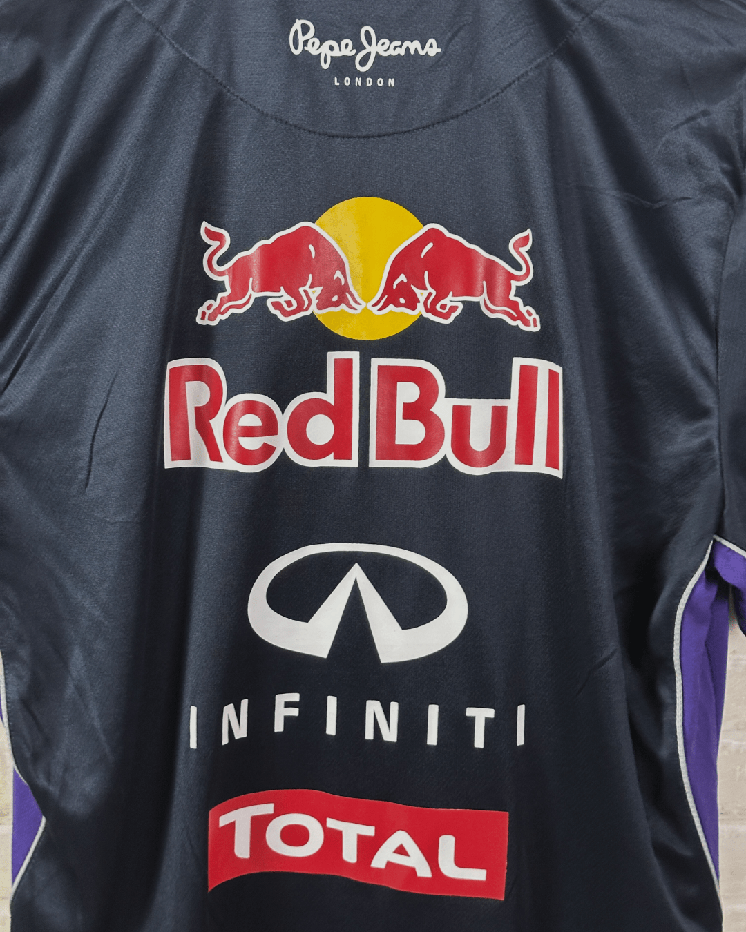 Pepe Jeans x Redbull Racing Quarter - Zip Polo Shirt Large - Funkify