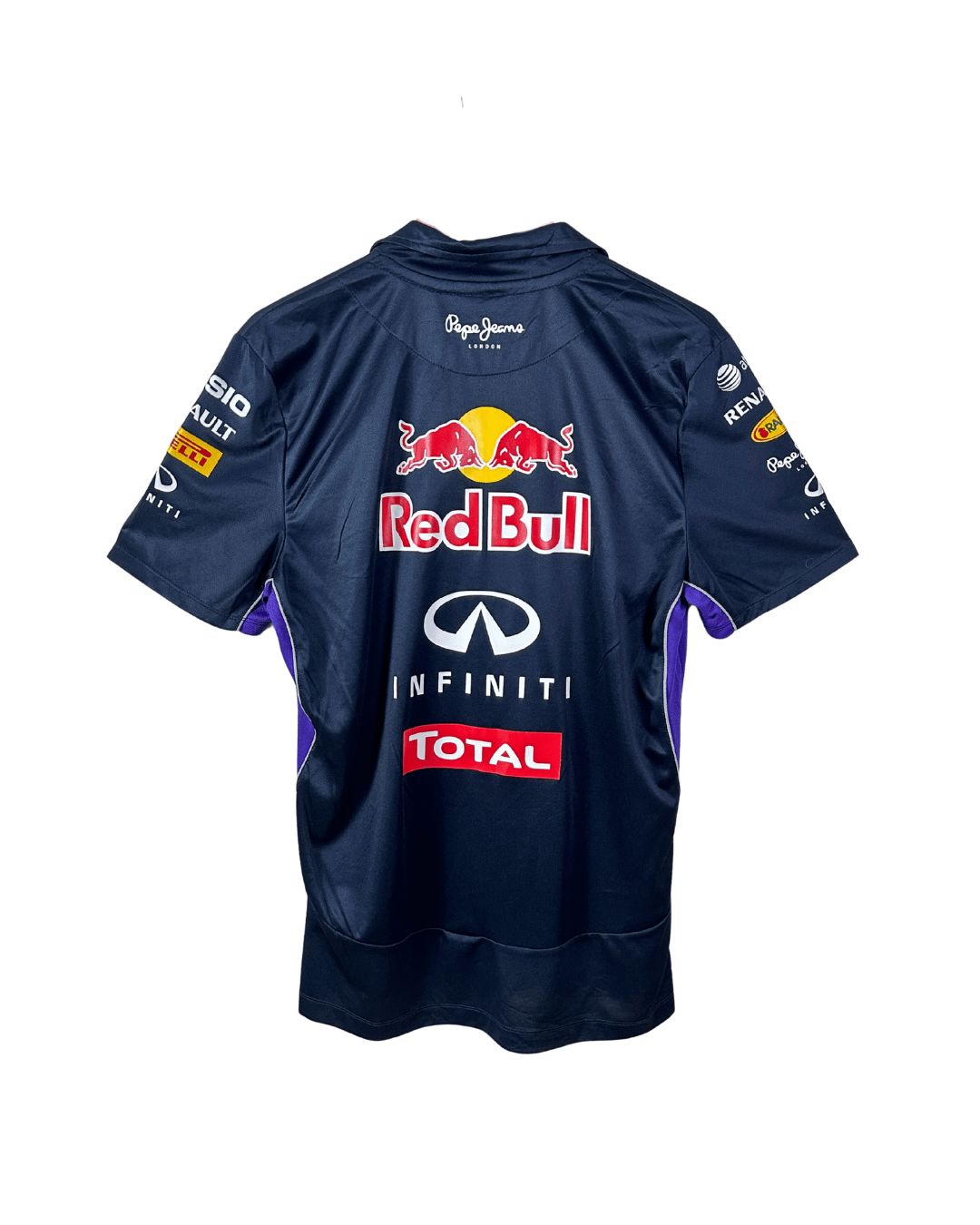 Pepe Jeans x Redbull Racing Quarter - Zip Polo Shirt Large - Funkify