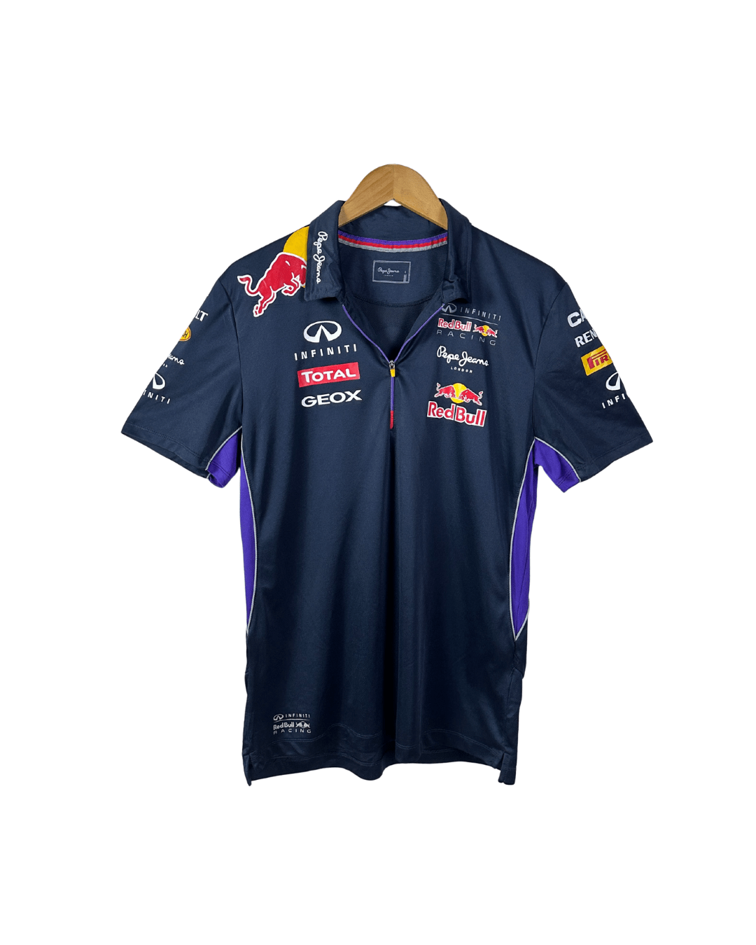 Pepe Jeans x Redbull Racing Quarter - Zip Polo Shirt Large - Funkify
