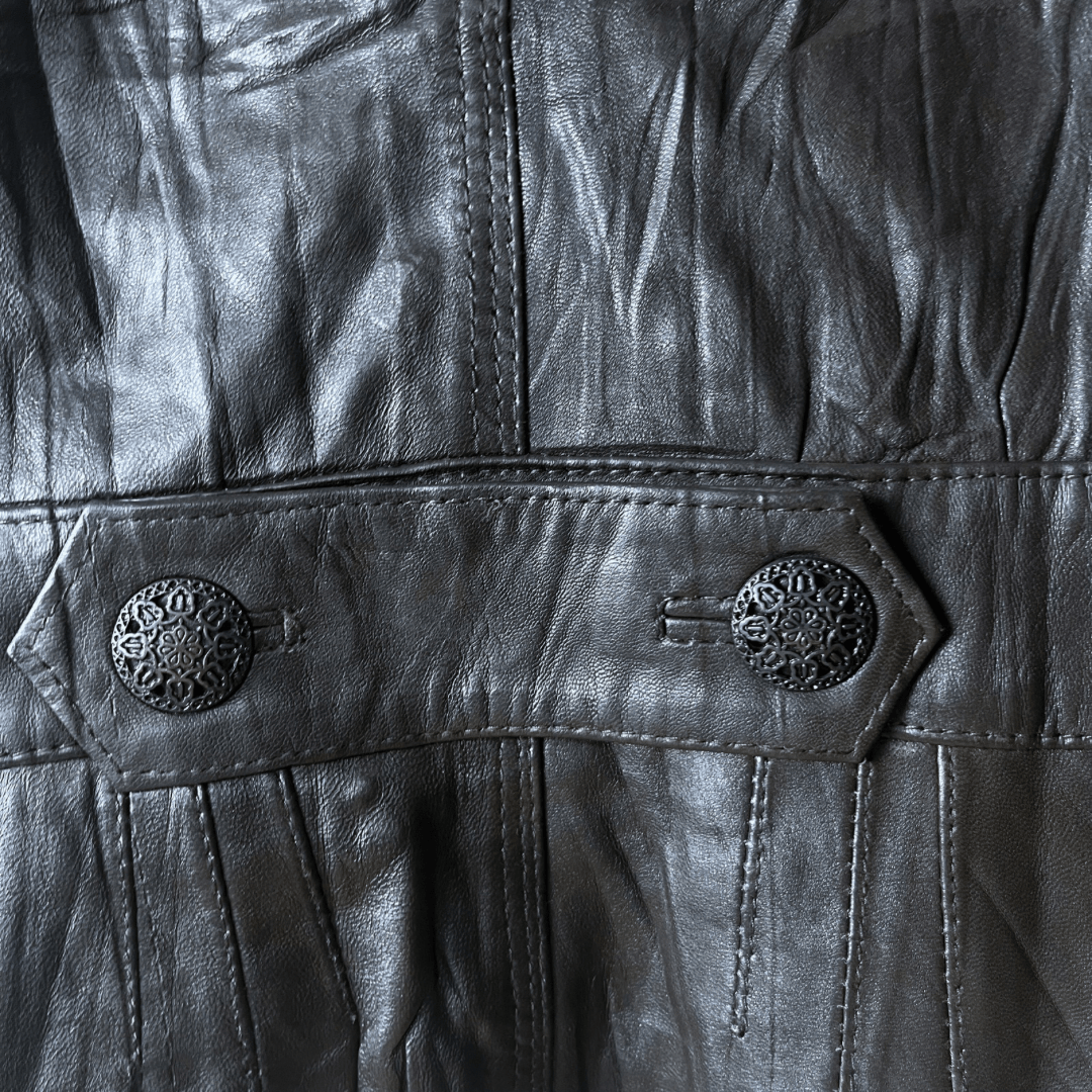 Peruvian Connection Genuine Leather Women's Jacket Small - Funkify