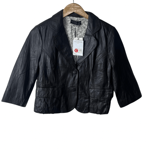 Peruvian Connection genuine leather women's jacket, size small