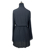 Piazza Italia Embroidered Mesh Overlay Dress - Funkify