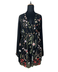 Piazza Italia Embroidered Mesh Overlay Dress - Funkify