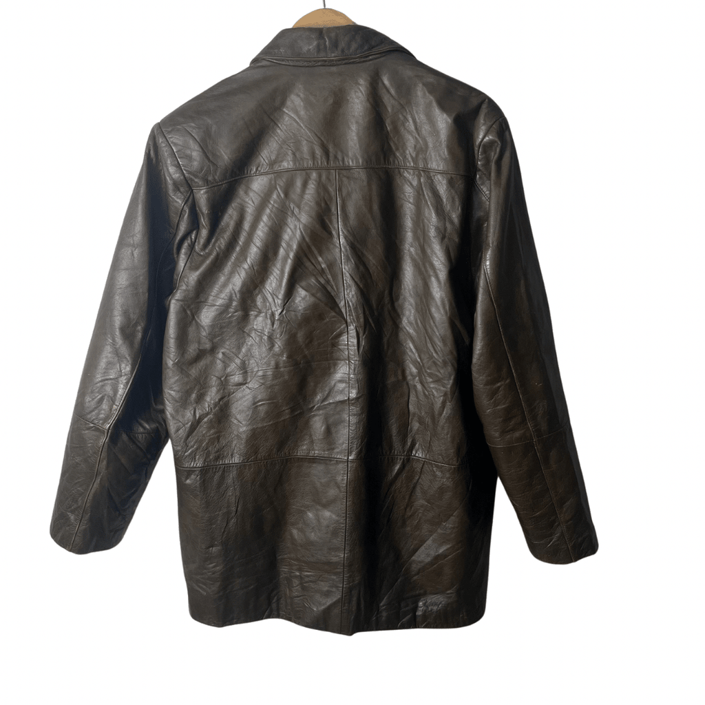 Pierre Cardin Genuine Leather Jacket Large - Funkify