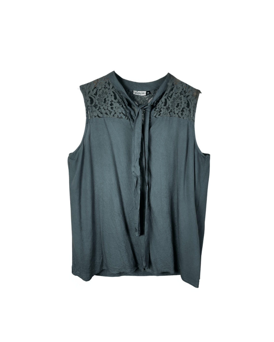 Pigalle Women's Sleeveless Shirt - Size 38 - Funkify