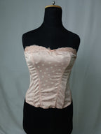 Pink Polka Dot Corset - Funkify