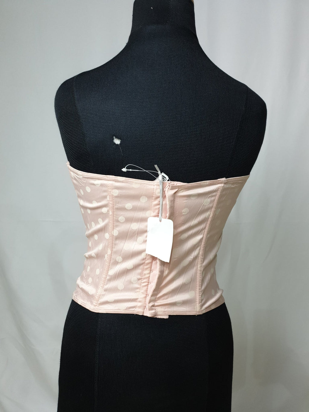 Pink Polka Dot Corset - Funkify