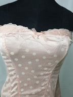 Pink Polka Dot Corset - Funkify