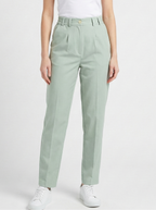 Pistachio green vintage women's pants