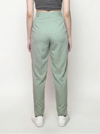 Pistachio green vintage women's pants