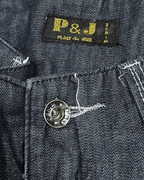 P&J Pleated Denim Mini Skirt - Size EU 38 (Medium) - Funkify