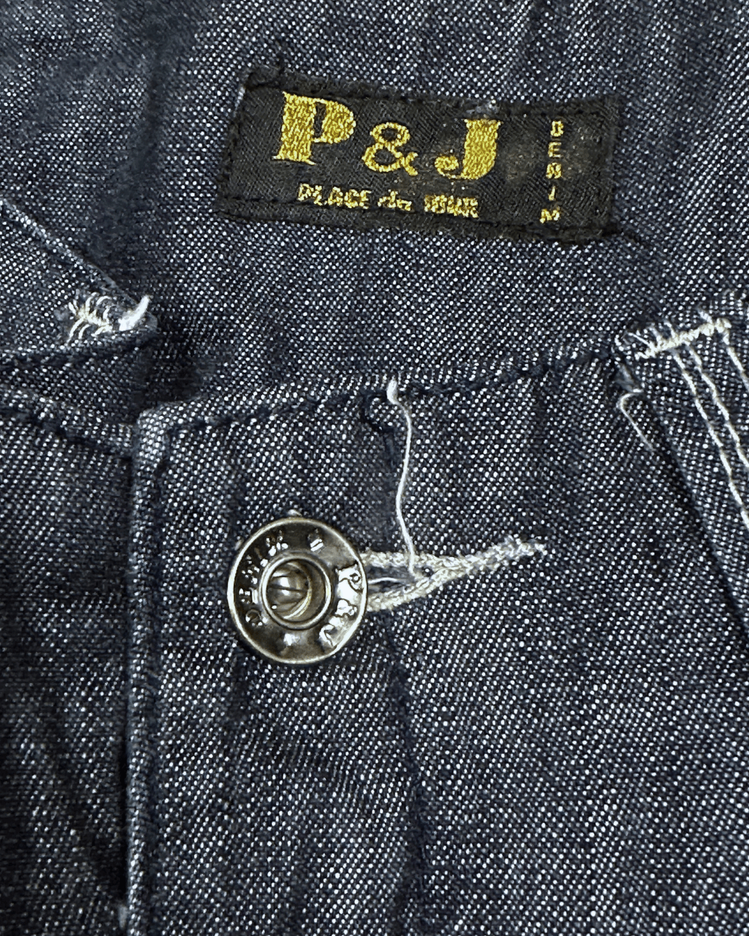 P&J Pleated Denim Mini Skirt - Size EU 38 (Medium) - Funkify