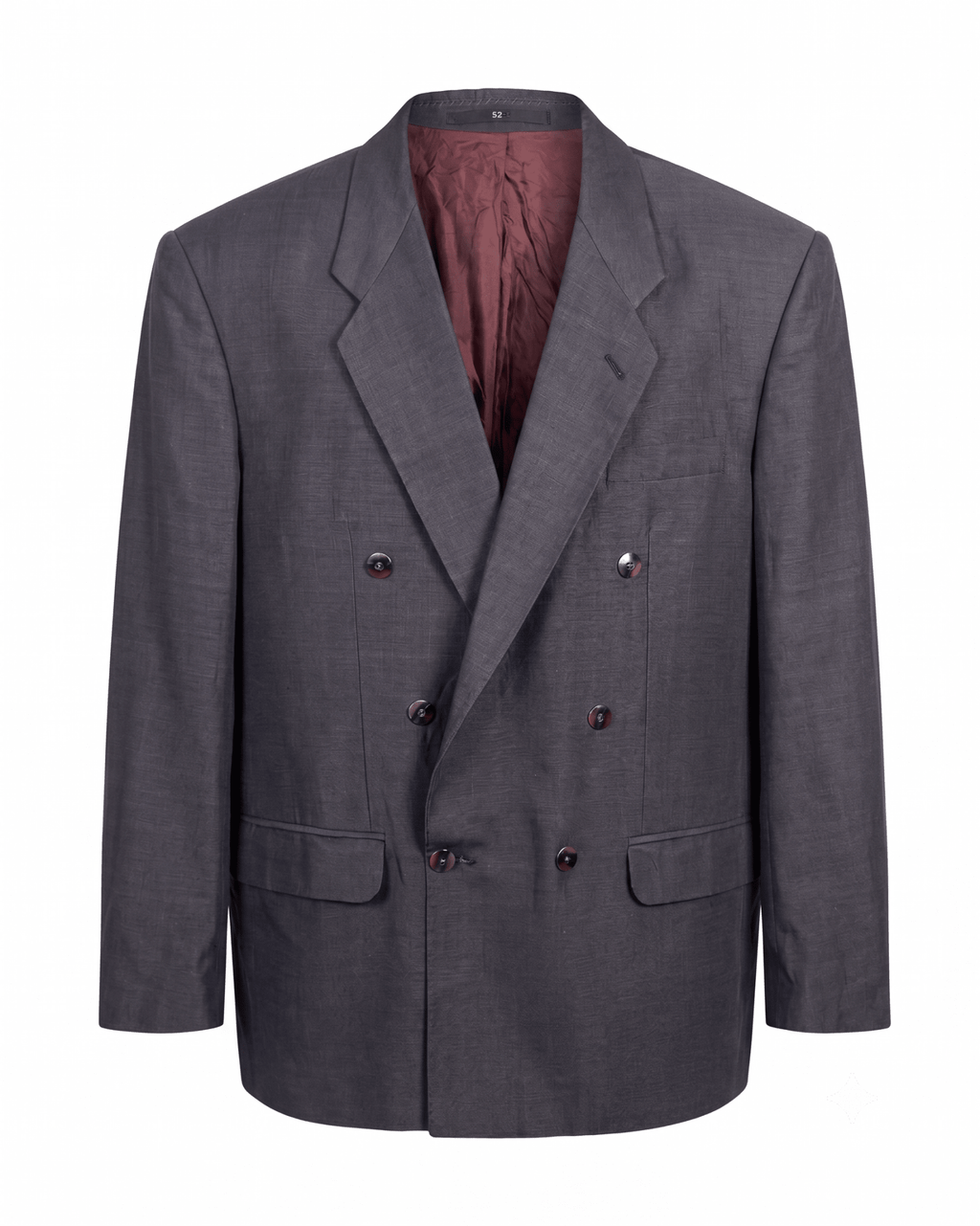 PL Creation Purple Wool Blend Blazer - Size 52 - Funkify