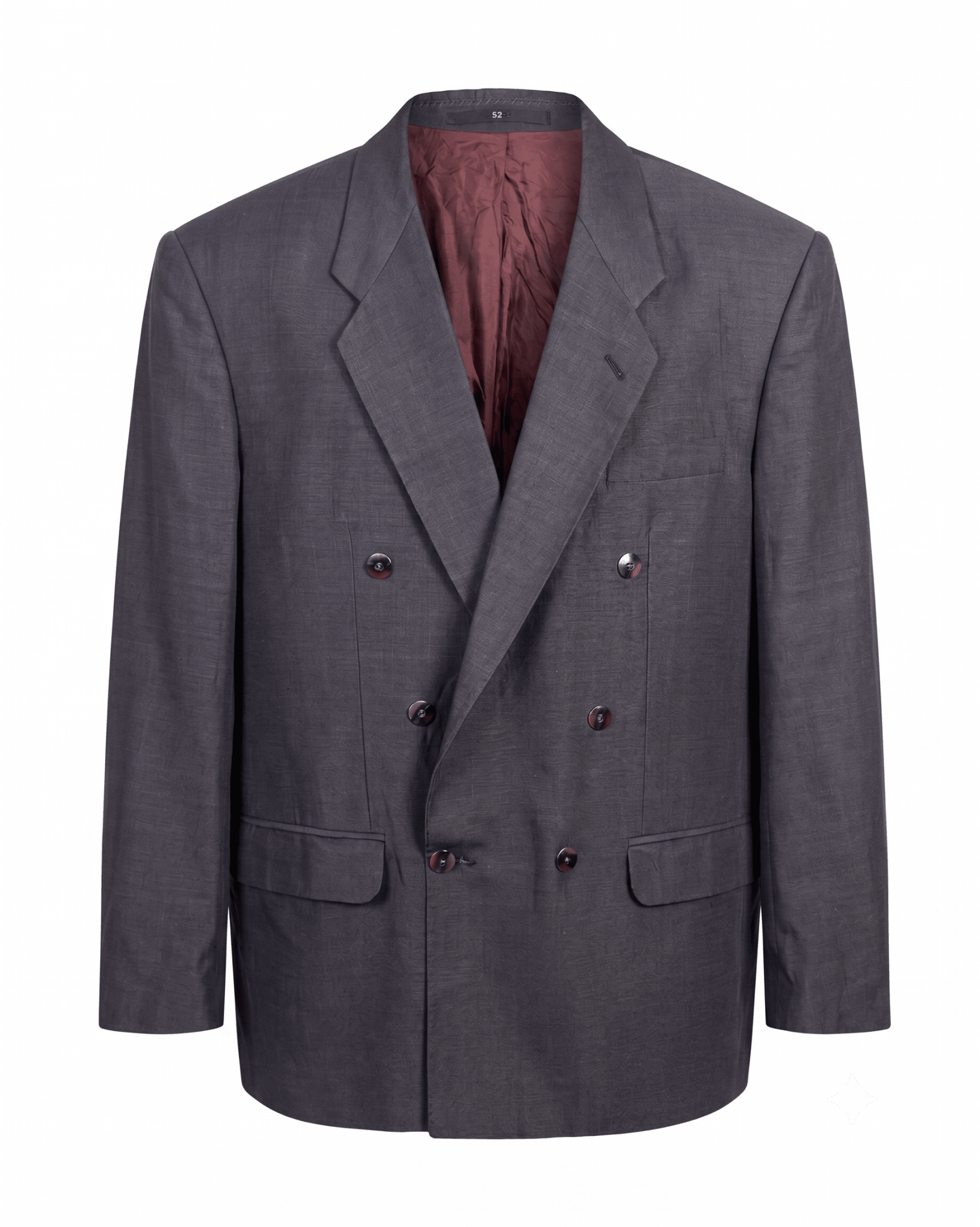 PL Creation Purple Wool Blend Blazer - Size 52 - Funkify