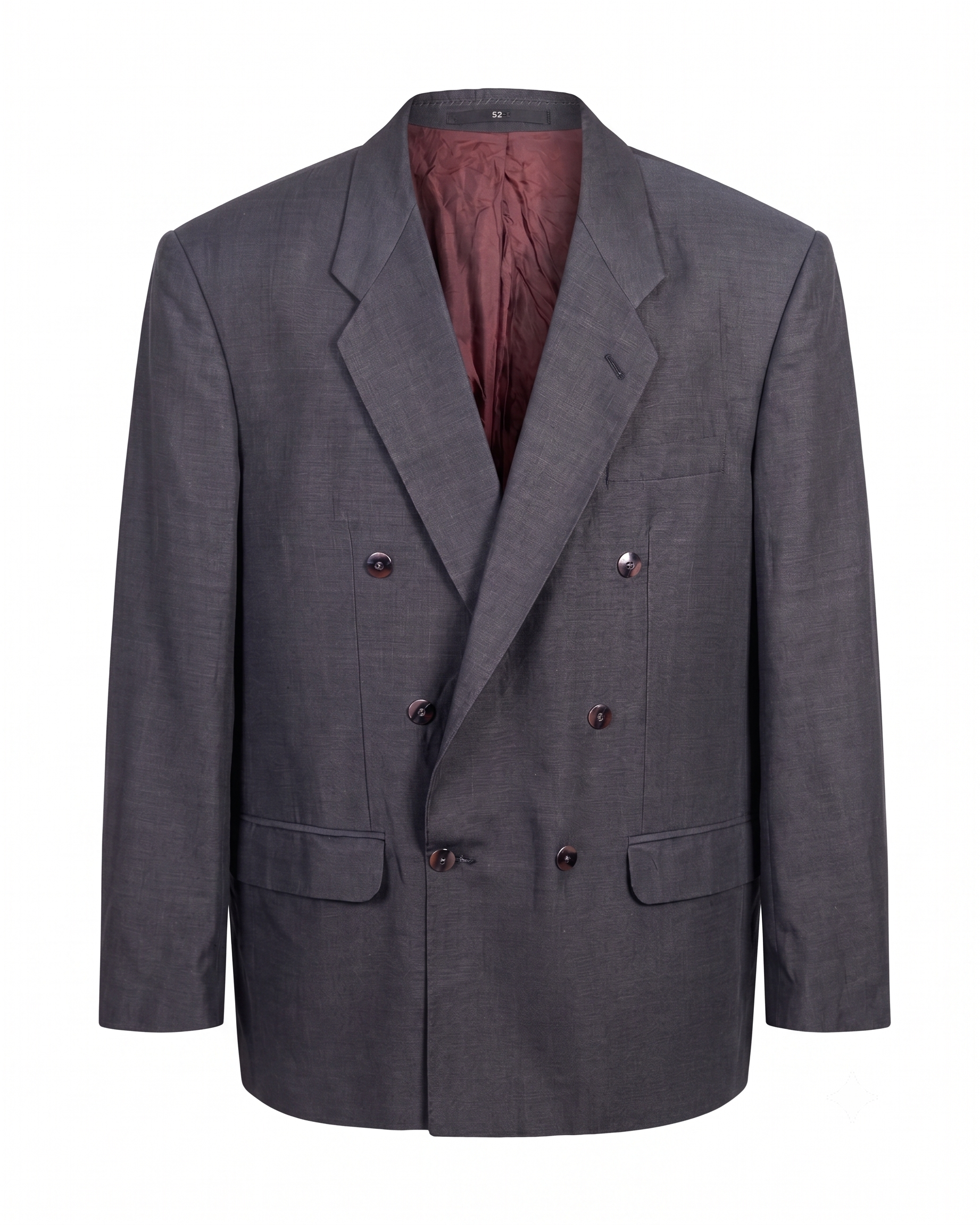 PL Creation Purple Wool Blend Blazer - Size 52