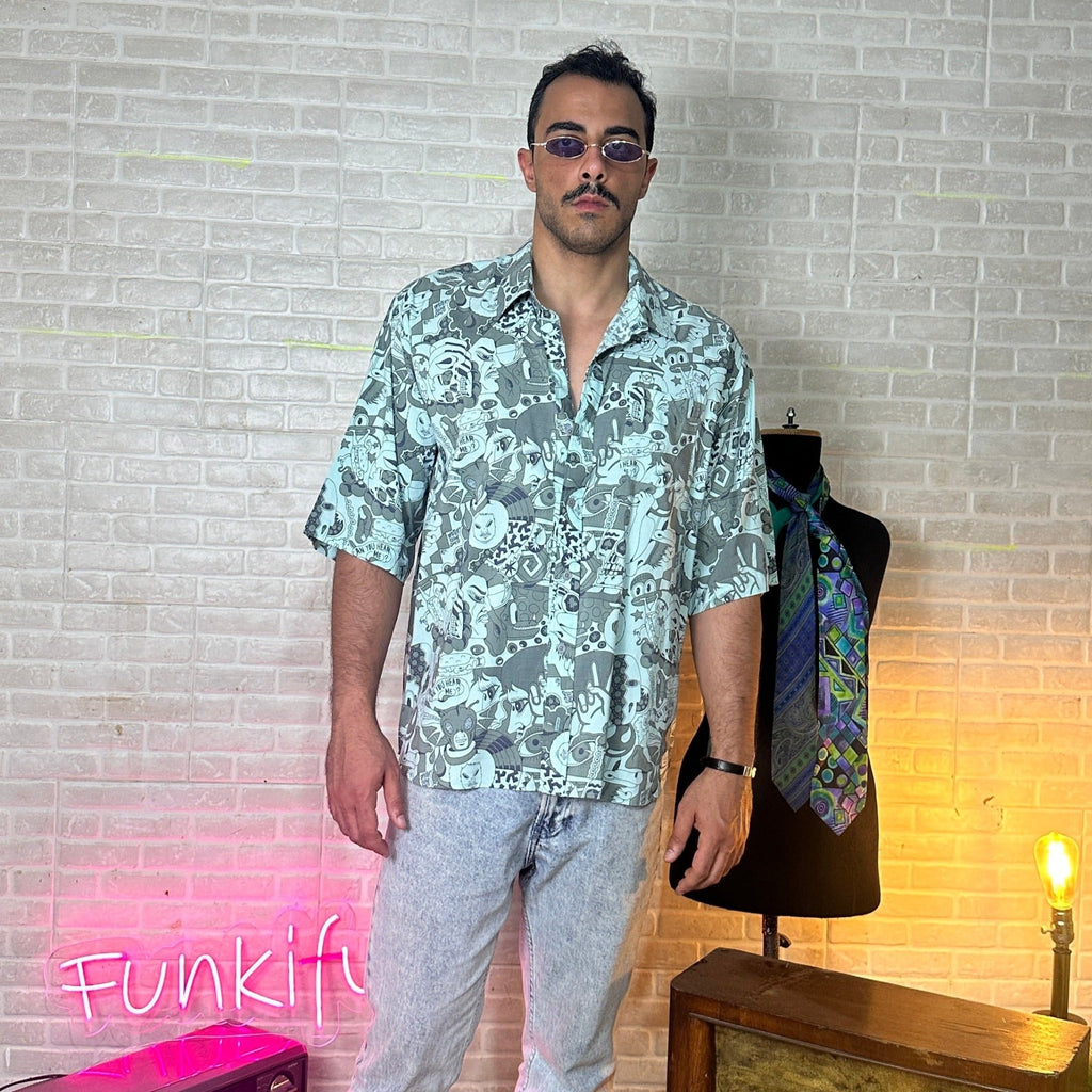 Pop Art Pattern Shirt - Funkify