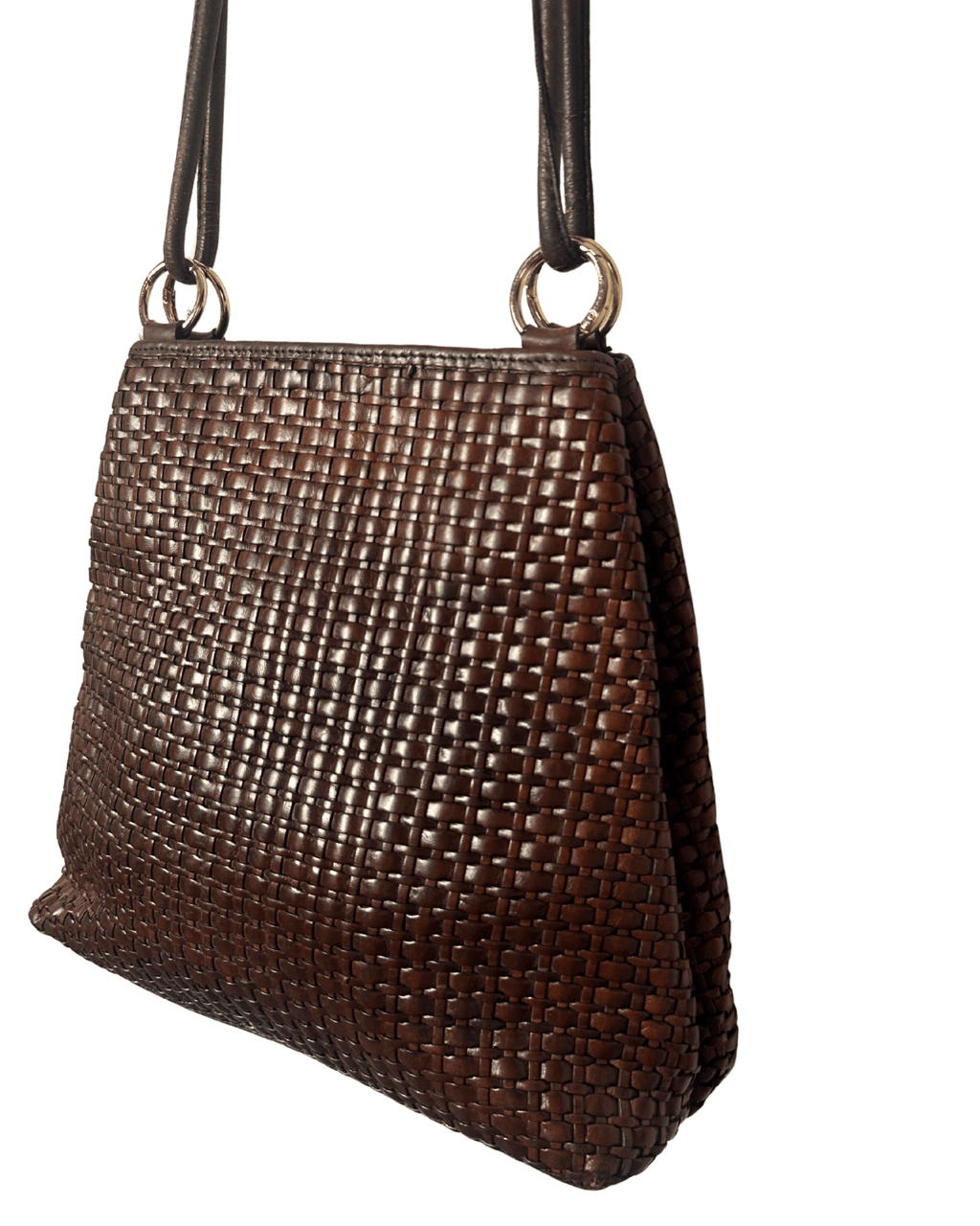 Preston & York Hand Woven Leather Hobo Bag - Funkify
