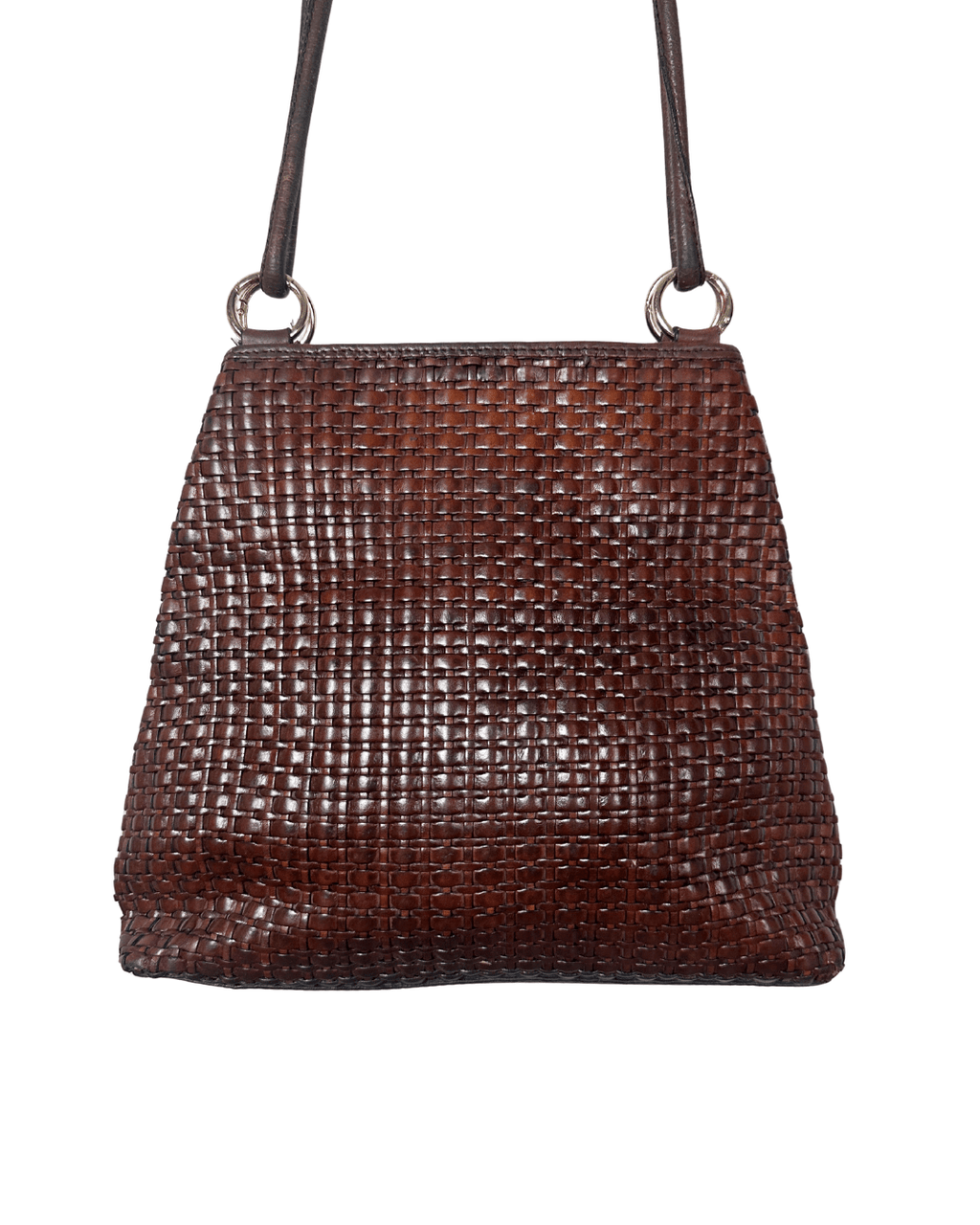 Preston & York Hand Woven Leather Hobo Bag - Funkify