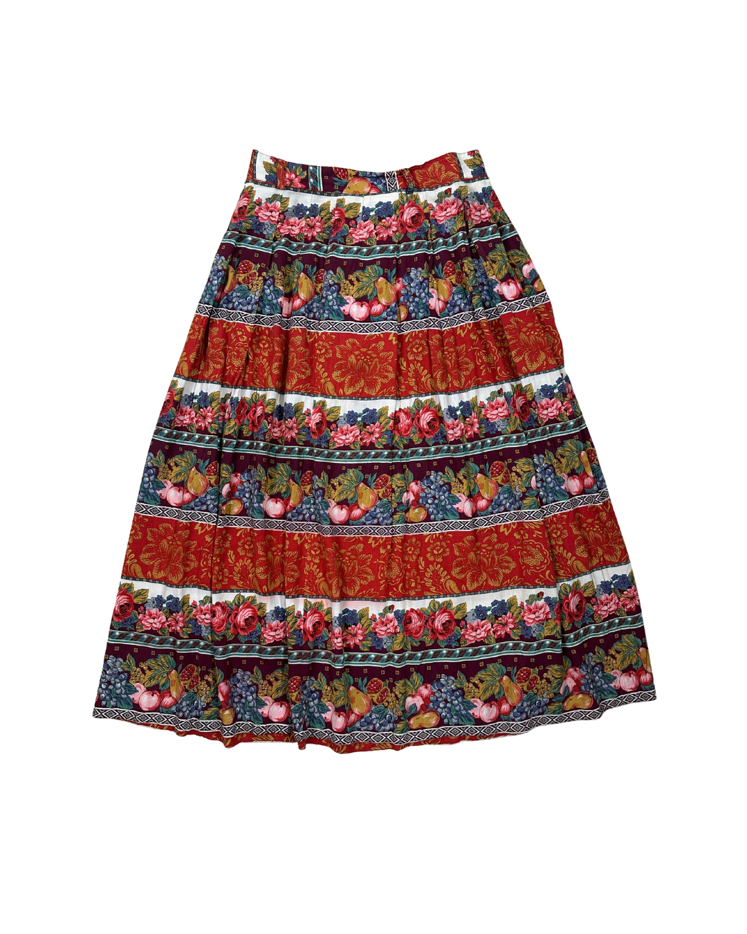 Pret a Porter Floral Skirt - Medium - Funkify