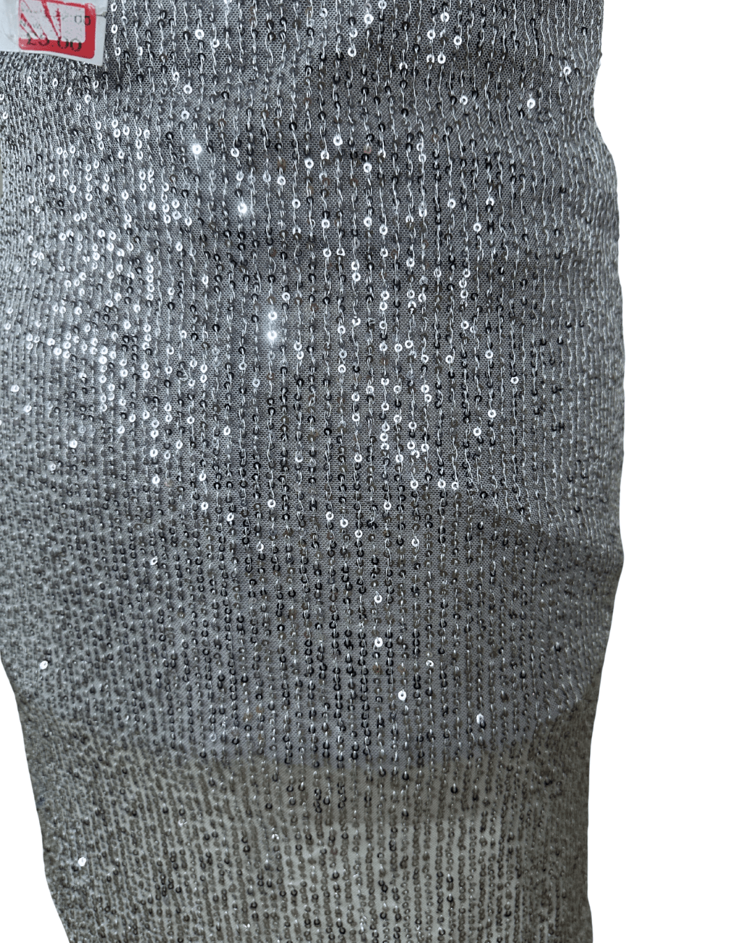 Primark Silver Sequin Slip Mini Dress - XS - Funkify