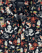 Prodigy Pirate Skull Pattern Shirt - Large - Funkify