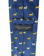 Profuomo Dog Pattern Necktie 9.5 cm - Funkify
